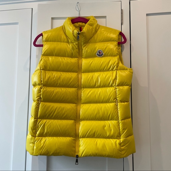 Yellow Moncler Ghany Vest 